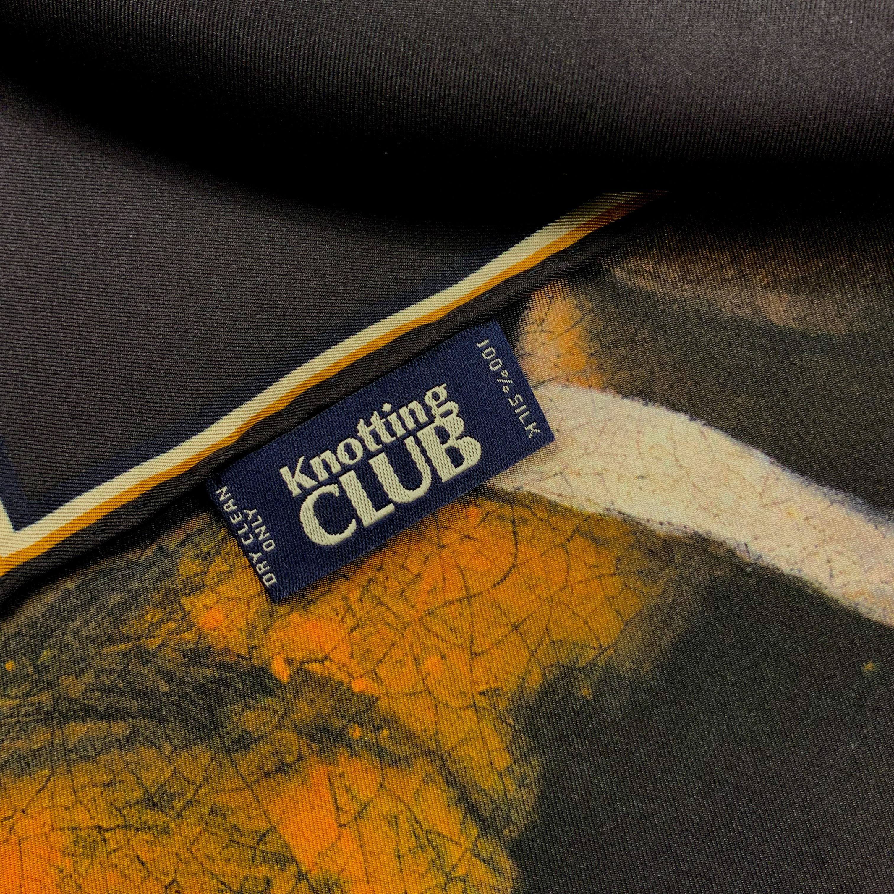 Close up details of Girl with a pearl earring historical fine art silk pocket square.
